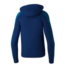 Erima Kapuzenpullover Evo Star (100% Polyester) navyblau/blau Kinder