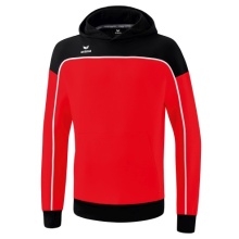 Erima Kapuzenpullover Hoodie Change (Baumwollmix) rot/schwarz Herren