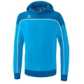 Erima Kapuzenpullover Hoodie Change (Baumwollmix) curacaoblau/weiss Herren