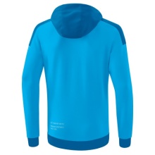 Erima Kapuzenpullover Hoodie Change (Baumwollmix) curacaoblau/weiss Herren