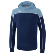 Erima Kapuzenpullover Hoodie Change (Baumwollmix) navyblau/weiss Herren