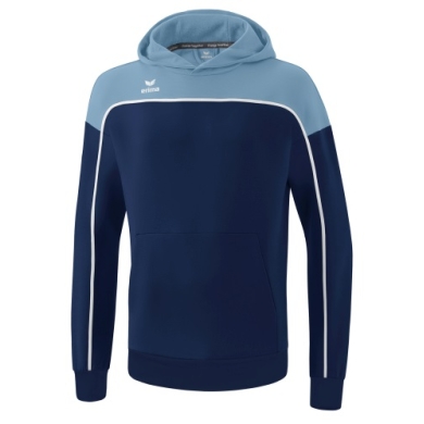 Erima Kapuzenpullover Hoodie Change (Baumwollmix) navyblau/weiss Herren