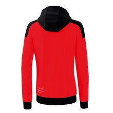 Erima Kapuzenpullover Hoodie Change (Baumwollmix) rot/schwarz Damen