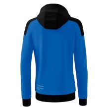 Erima Kapuzenpullover Hoodie Change (Baumwollmix) royalblau/schwarz Damen