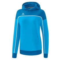 Erima Kapuzenpullover Hoodie Change (Baumwollmix) curacaoblau Damen