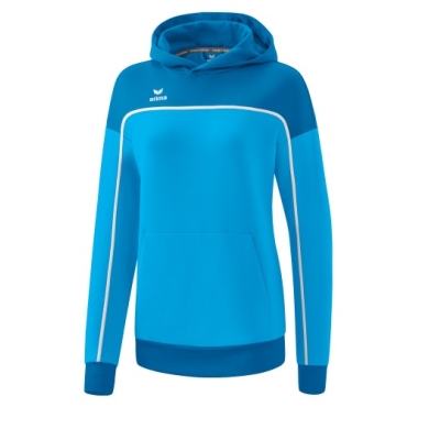 Erima Kapuzenpullover Hoodie Change (Baumwollmix) curacaoblau Damen