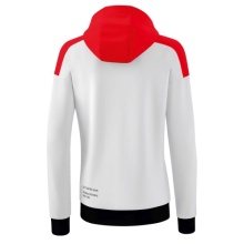 Erima Kapuzenpullover Hoodie Change (Baumwollmix) weiss/rot Damen