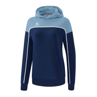 Erima Kapuzenpullover Hoodie Change (Baumwollmix) navyblau/denimblau Damen