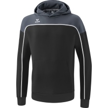 Erima Kapuzenpullover Hoodie Change (Baumwollmix) dunkelgrau/grau Herren