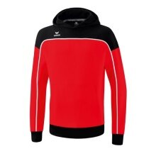 Erima Kapuzenpullover Hoodie Change (Baumwollmix) rot/schwarz/weiss Jungen