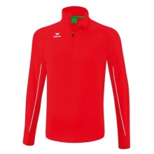 Erima Sport-Langarmshirt Liga Star Trainingstop (strapazierfähig Funktionsmaterial, Stehkragen) rot/weiss Herren