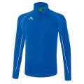 Erima Sport-Langarmshirt Liga Star Trainingstop (strapazierfähig Funktionsmaterial, Stehkragen) royalblau/weiss Herren