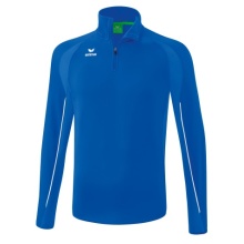 Erima Sport-Langarmshirt Liga Star Trainingstop (strapazierfähig Funktionsmaterial, Stehkragen) royalblau/weiss Herren