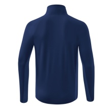 Erima Sport-Langarmshirt Liga Star Trainingstop (strapazierfähig Funktionsmaterial, Stehkragen) navyblau/weiss Jungen