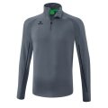 Erima Sport-Langarmshirt Liga Star Trainingstop (strapazierfähig Funktionsmaterial, Stehkragen) grau/schwarz Jungen