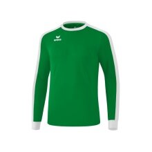 Erima Sport-Langarmshirt Trikot Retro Star (100% Polyester) smaragdgrün/weiss Herren