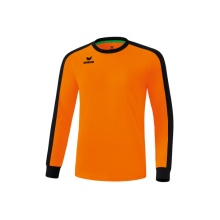 Erima Sport-Langarmshirt Trikot Retro Star (100% Polyester) orange/schwarz Herren