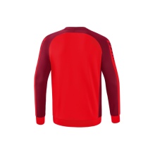 Erima Sport-Langarmshirt Six Wings Sweatshirt (Baumwollmix, funktionell) rot/bordeaux Herren