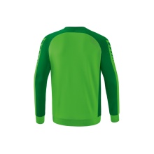 Erima Sport-Langarmshirt Six Wings Sweatshirt (Baumwollmix, funktionell) grün/smaragd Herren