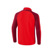 Erima Sport-Langarmshirt Six Wings Trainingstop (100% Polyester, Stehkragen, 1/2 Zip) rot/bordeaux Jungen