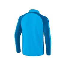 Erima Sport-Langarmshirt Six Wings Trainingstop (100% Polyester, Stehkragen, 1/2 Zip) curacaoblau Herren