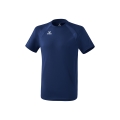 Erima Sport-Tshirt Basic Performance (100% Polyester, Mesh-Einsätze) navyblau Herren