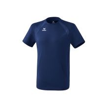 Erima Sport-Tshirt Basic Performance (100% Polyester, Mesh-Einsätze) navyblau Herren