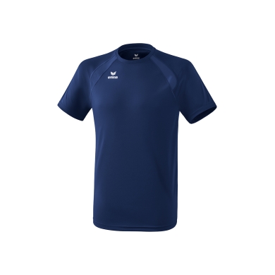 Erima Sport-Tshirt Basic Performance (100% Polyester, Mesh-Einsätze) navyblau Herren