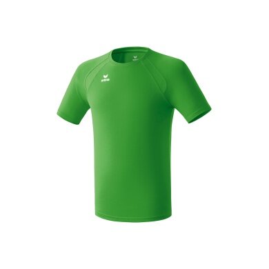 Erima Sport-Tshirt Basic Performance (100% Polyester, Mesh-Einsätze) grün Herren