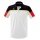 Erima Sport-Polo Change (100% rec. Polyester, schnelltrocknend Funktionsmaterial) weiss/schwarz/rot Herren