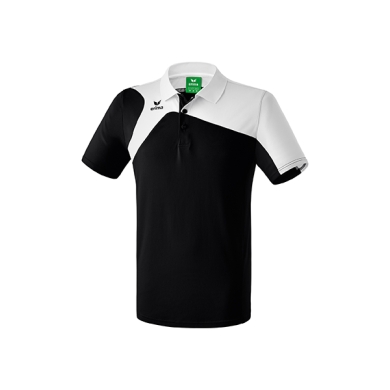 Erima Sport-Polo Club 1900 2.0 (100% Polyester) schwarz/weiss Kinder