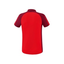 Erima Sport-Polo Six Wings (100% Polyester, schnelltrocknend, angenehmes Tragegefühl) rot/bordeaux Herren