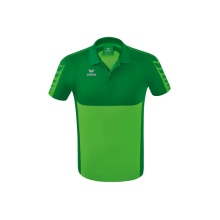 Erima Sport-Polo Six Wings (100% Polyester, schnelltrocknend, angenehmes Tragegefühl) grün/smaragd Herren