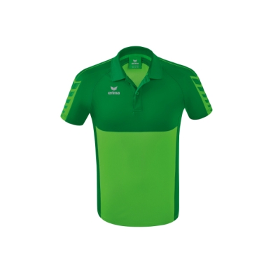 Erima Sport-Polo Six Wings (100% Polyester, schnelltrocknend, angenehmes Tragegefühl) grün/smaragd Herren