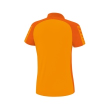 Erima Sport-Polo Six Wings (100% Polyester, taillierter Schnitt, schnelltrocknend) orange Damen