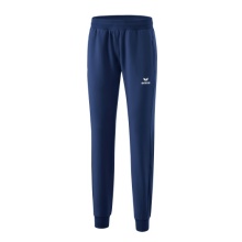 Erima Präsentationshose Change (100% rec. Polyester, leicht, Reißverschlusstaschen) lang navyblau Damen