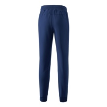 Erima Präsentationshose Change (100% rec. Polyester, leicht, Reißverschlusstaschen) lang navyblau Damen