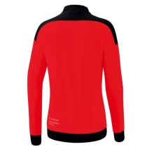 Erima Präsentationsjacke Change (100% rec. Polyester, elastisches Funktionsmaterial) rot/schwarz/weiss Damen