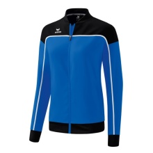 Erima Präsentationsjacke Change (100% rec. Polyester, elastisches Funktionsmaterial) royalblau/schwarz/weiss Damen