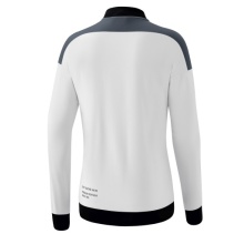 Erima Präsentationsjacke Change (100% rec. Polyester, elastisches Funktionsmaterial) weiss/grau/schwarz Damen