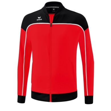 Erima Präsentationsjacke Change (100% rec. Polyester, elastisches Funktionsmaterial) rot/schwarz/weiss Herren