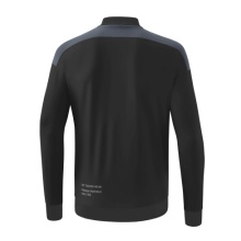 Erima Präsentationsjacke Change (100% rec. Polyester, elastisches Funktionsmaterial) schwarz/grau Herren