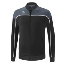 Erima Präsentationsjacke Change (100% rec. Polyester, elastisches Funktionsmaterial) schwarz/grau Herren