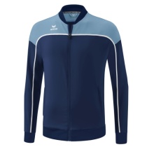 Erima Präsentationsjacke Change (100% rec. Polyester, elastisches Funktionsmaterial) navyblau/weiss Herren