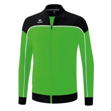 Erima Präsentationsjacke Change (100% rec. Polyester, elastisches Funktionsmaterial) grün/schwarz/weiss Jungen