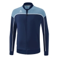 Erima Präsentationsjacke Change (100% rec. Polyester, elastisches Funktionsmaterial) navyblau/weiss Jungen