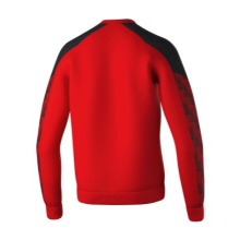 Erima Pullover Evo Star Sweatshirt (hoher Tragekomfort) rot/schwarz Herren