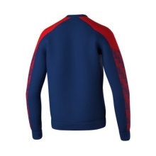 Erima Pullover Evo Star Sweatshirt (hoher Tragekomfort) navyblau/rot Herren