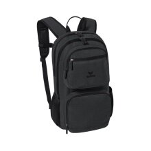 Erima Freizeit-Rucksack Travel Line mit Laptopfach - 55x30x15cm - schwarz 25 Liter