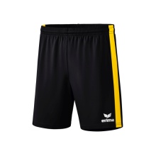 Erima Sporthose Short Retro Star ohne Innenslip schwarz/gelb Jungen